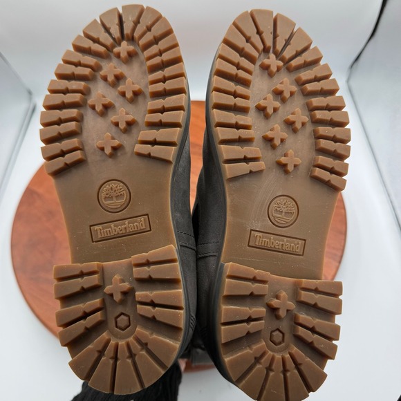 Timberland Courmayeur Valley Chelsea Boots Grey Suede Plaid A2EEH Grunge Women 7 - Picture 10 of 13